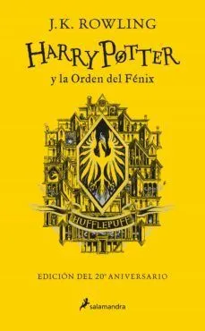 Portada de Harry potter 5: La orden del fenix (edición hufflepuff del 20º aniversario)