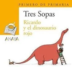 Portada de Blíster "ricardo y el dinosaurio rojo" 1º de primaria