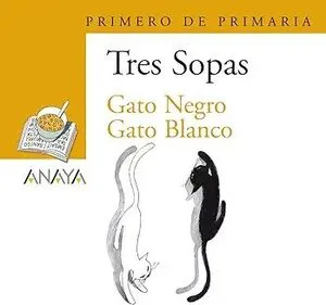 Portada de Blíster "gato negro gato blanco" 1º de primaria