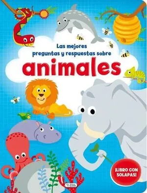 Portada de Las mejores preguntas y respuestas sobre animales (solapas)