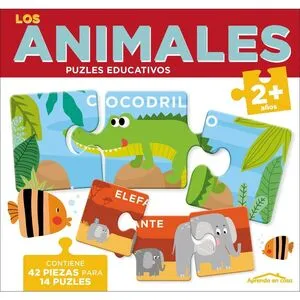 Portada de Aprendo en casa puzzle educativo 2pz animales cpu016-1