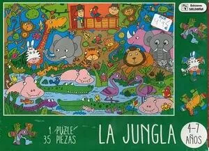 Portada de Puzles caja divertida: La jungla cpu009