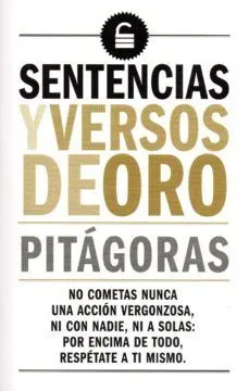 Portada de Sentencias y versos de oro