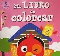 Portada de Mi libro de colorear pajaro