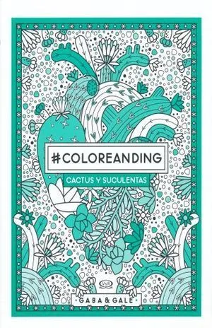 Portada de Coloreanding cactus y suculentas