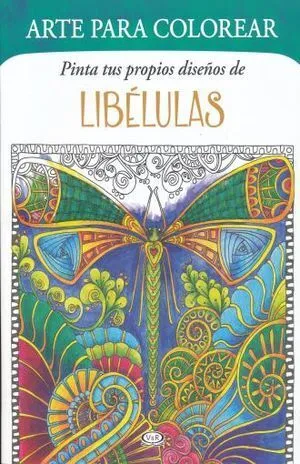Portada de Libélulas, arte para colorear