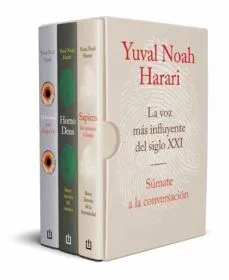 Portada de Estuche harari (sapiens - 21 lecciones para el siglo xxi - homo deus)