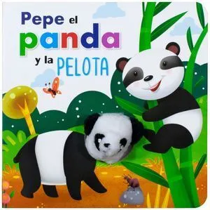 Portada de Libro con marioneta: Pepe el panda y la pelota