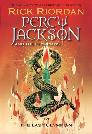 Portada de Percy jackson 5: Last olympian