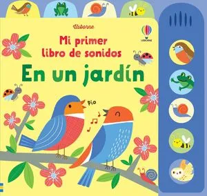 Portada de Mi primer libro de sonidos: En un jardin