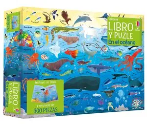Portada de Libro puzle: En el oceano
