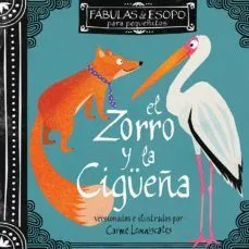 Portada de El zorro y la cigueña