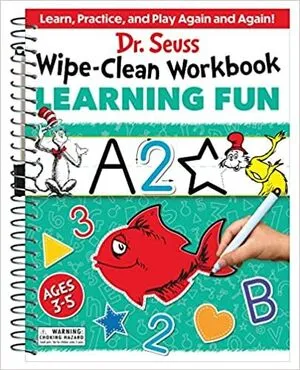 Portada de Dr. Seuss wipe-clean workbook: Learning fun