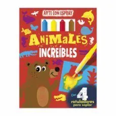 Portada de Animales increibles (arte con espray)
