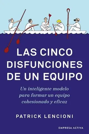 Portada de Cinco disfunciones de un equipo