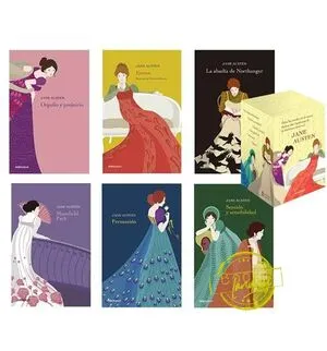Portada de Paquete jane austen: Orgullo y prejuicio/mansfield park/abadia de northanger/persuasion/emma/sentido y sensibilidad