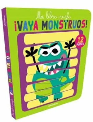 Portada de ¡Vaya monstruos! Mi libro-puzle