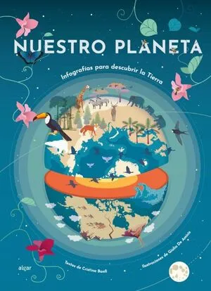 Portada de Nuestro planeta. Infografías para descubrir la tierra