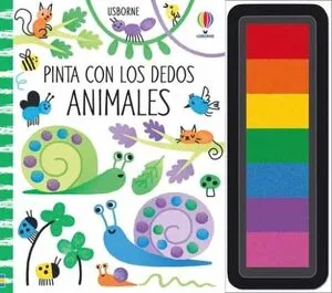 Portada de Animales : Animales pinta con los dedos