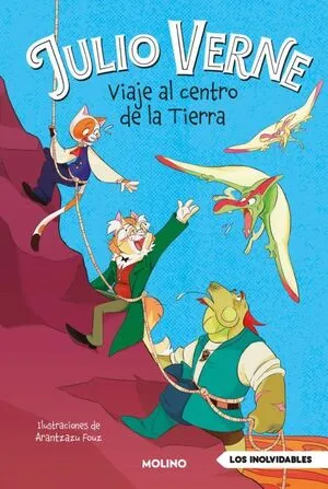 Portada de Julio verne: Viaje al centro de la tierra primeros lectores