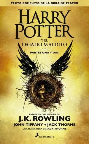 Portada de Harry potter 8: El legado maldito (tapa dura)