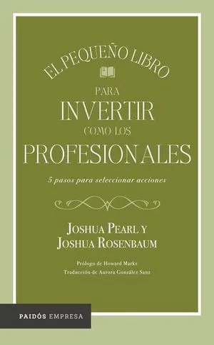 Portada de El pequeño libro para invertir como los profesionales