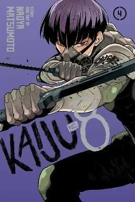 Portada de Kaiju no. 8, vol. 4