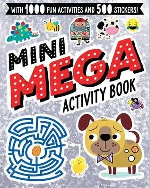 Portada de Sticker activity book mini mega - silver