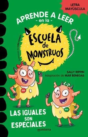 Portada de Aprender a leer en la escuela de monstruos 3: Las iguales son especiales