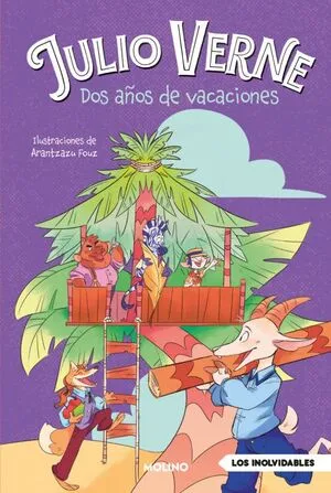 Portada de Julio verne: Dos años de vacaciones primeros lectores