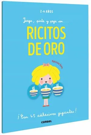 Portada de Juega, pinta y pega con ricitos de oro