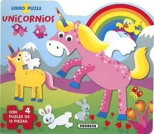 Portada de Libro puzle unicornios