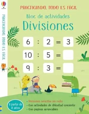 Portada de Bloc de actividades : Divisiones