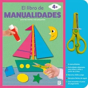 Portada de El libro de manualidades con tijeras +4