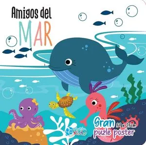 Portada de Amigos del mar libro poster