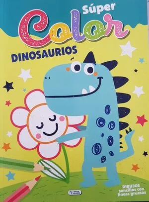 Portada de Super color dinosaurios cpc187
