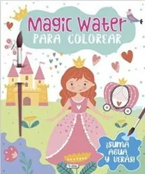 Portada de Magic water para colorear - princesa cpc199