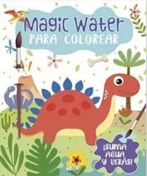 Portada de Magic water para colorear - dinosaurio cpc199