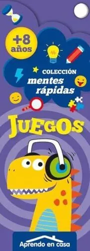 Portada de Mentes rapidas - dinosaurio 8 años cac050