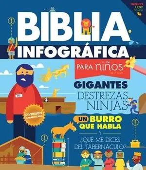 Portada de Biblia infografica para niños 1