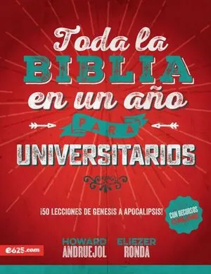 Portada de Toda la biblia en un año para universitarios