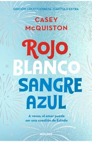 Portada de Rojo, blanco y sangre azul edicion coleccionista tapa dura