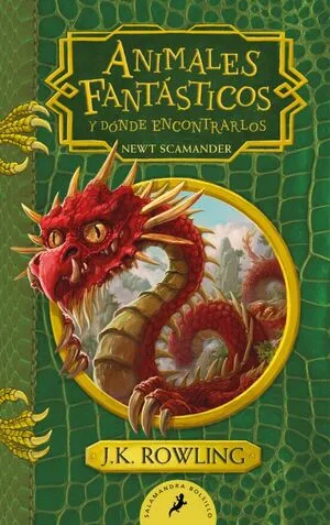 Portada de Animales fantasticos y dónde encontrarlos (un libro de la biblioteca de hogwarts)