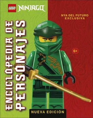 Portada de Lego ninjago enciclopedia de personajes (incluye una figura exclusiva de nya del futuro)