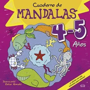 Portada de Cuaderno de mandalas 4 - 5 años