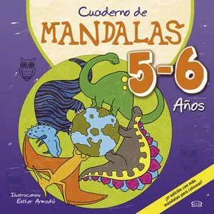 Portada de Cuaderno de mandalas 5 - 6 años