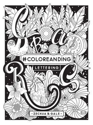 Portada de Coloreanding lettering