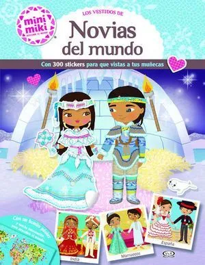 Portada de Vestidos de novias del mundo, los / incluye 300 stickers