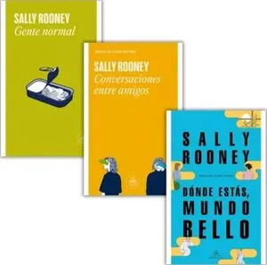 Portada de Paquete sally rooney (gente normal / conversaciones entre amigos / dónde estás, mundo bello)