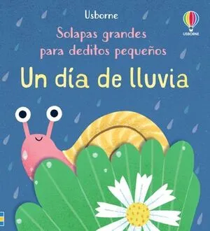 Portada de Un dia de lluvia (solapas grandes para deditos pequeños)